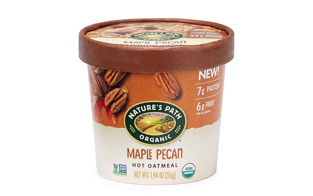 Nature's Path Organic Maple Pecan Hot Oatmeal   Cup  55 grams